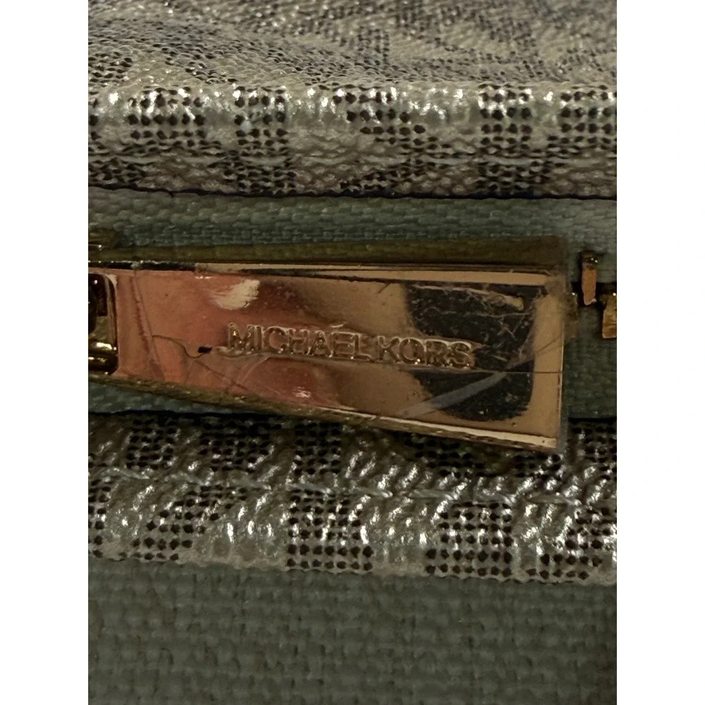Michael Kors Metallic Gold Signature Logo Belt Bag Waist Pack Fanny Pack NWOT